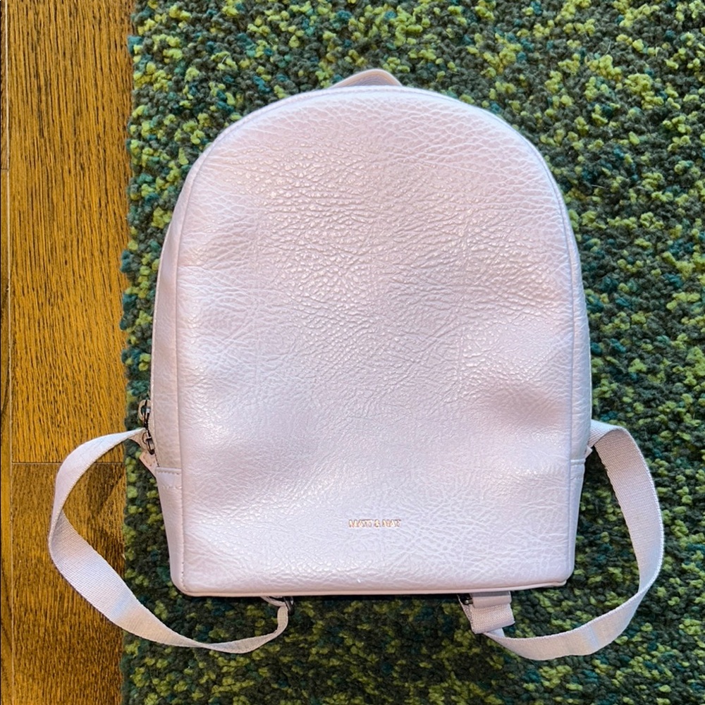 Matt & Nat Lilac Purple Vegan Leather Backpack